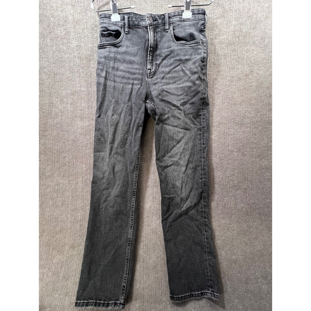 Everlane The High Rise Straight Leg Jeans Grey Wash Women Size 29